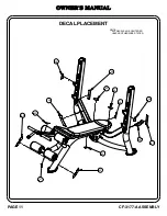 Предварительный просмотр 12 страницы Hoist Fitness CF Commercial Freeweight CF-3177 Owner'S Manual