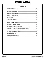 Preview for 2 page of Hoist Fitness CF Commercial Freeweight CF-3461-1 Owner'S Manual