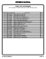 Preview for 17 page of Hoist Fitness CF Commercial Freeweight CF-3860 Owner'S Manual