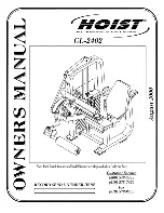 Hoist Fitness CL-2402 Owner'S Manual preview