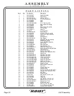 Preview for 24 page of Hoist Fitness CL-2407 Owner'S Manual