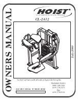 Hoist Fitness CL-2412 Owner'S Manual preview