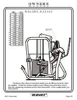 Предварительный просмотр 37 страницы Hoist Fitness CL-2601 Owner'S Manual