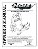 Hoist Fitness CL-3408 Owner'S Manual preview