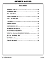 Preview for 2 page of Hoist Fitness CL-3502 Owner'S Manual