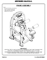 Preview for 27 page of Hoist Fitness CL-3502 Owner'S Manual