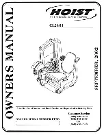 Hoist Fitness CL2401 Owner'S Manual preview