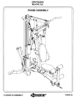 Предварительный просмотр 5 страницы Hoist Fitness Classic III Owner'S Manual