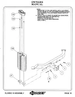 Предварительный просмотр 11 страницы Hoist Fitness Classic III Owner'S Manual