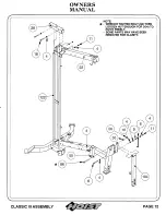 Предварительный просмотр 13 страницы Hoist Fitness Classic III Owner'S Manual