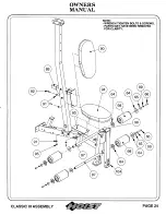 Предварительный просмотр 25 страницы Hoist Fitness Classic III Owner'S Manual