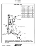 Предварительный просмотр 59 страницы Hoist Fitness Classic III Owner'S Manual