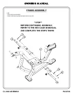 Preview for 7 page of Hoist Fitness CLUB CL-3402 Owner'S Manual