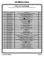 Preview for 25 page of Hoist Fitness CLUB CL-3402 Owner'S Manual