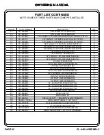 Preview for 26 page of Hoist Fitness CLUB CL-3402 Owner'S Manual