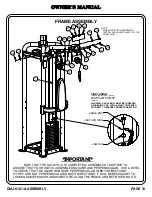 Preview for 11 page of Hoist Fitness CMJ-6101-A Owner'S Manual