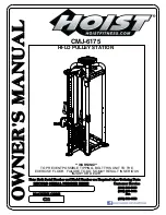 Hoist Fitness CMJ-6175 Owner'S Manual preview