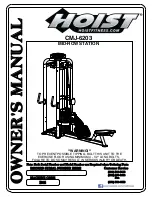 Hoist Fitness CMJ-6203 Owner'S Manual preview