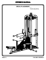 Preview for 16 page of Hoist Fitness CMJ-6203 Owner'S Manual