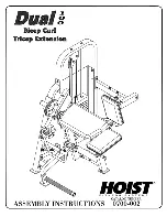 Hoist Fitness Dual 100 Assembly Instructions Manual preview