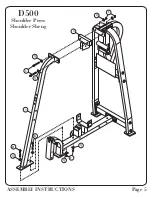 Preview for 6 page of Hoist Fitness dual 500 Assembly Instruction Manual