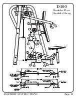 Preview for 12 page of Hoist Fitness dual 500 Assembly Instruction Manual