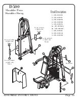 Preview for 19 page of Hoist Fitness dual 500 Assembly Instruction Manual