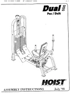 Preview for 1 page of Hoist Fitness Dual 900 Assembly Instructions Manual