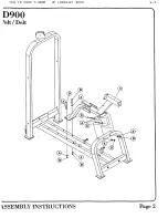 Preview for 3 page of Hoist Fitness Dual 900 Assembly Instructions Manual