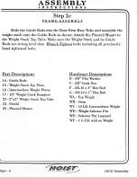 Preview for 8 page of Hoist Fitness H210 Owner'S Manual