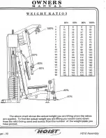 Preview for 36 page of Hoist Fitness H210 Owner'S Manual