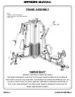 Предварительный просмотр 22 страницы Hoist Fitness H2200-B Owner'S Manual