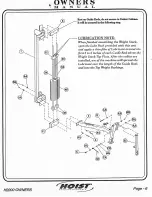 Preview for 5 page of Hoist Fitness H2200 Owner'S Manual