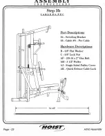 Предварительный просмотр 21 страницы Hoist Fitness H310 Owner'S Manual