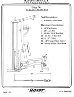 Предварительный просмотр 27 страницы Hoist Fitness H310 Owner'S Manual