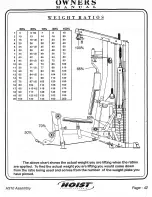 Предварительный просмотр 38 страницы Hoist Fitness H310 Owner'S Manual