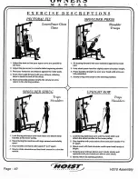 Предварительный просмотр 43 страницы Hoist Fitness H310 Owner'S Manual