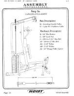 Предварительный просмотр 20 страницы Hoist Fitness H310A Owner'S Manual