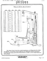 Предварительный просмотр 31 страницы Hoist Fitness H310A Owner'S Manual