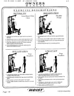 Предварительный просмотр 44 страницы Hoist Fitness H310A Owner'S Manual