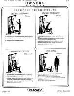 Предварительный просмотр 48 страницы Hoist Fitness H310A Owner'S Manual