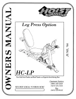 Hoist Fitness HC-LP Owner'S Manual preview