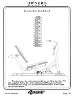 Предварительный просмотр 27 страницы Hoist Fitness HC-LP Owner'S Manual