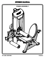 Preview for 5 page of Hoist Fitness HD-3400 Owner'S Manual