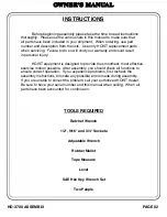 Preview for 3 page of Hoist Fitness HD-3700 Owner'S Manual