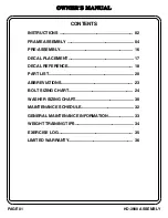 Preview for 2 page of Hoist Fitness HD-3900 Owner'S Manual