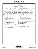 Preview for 8 page of Hoist Fitness HD1100 Owner'S Manual