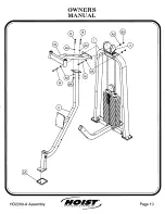 Предварительный просмотр 11 страницы Hoist Fitness HD2200-A Owner'S Manual