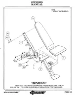 Preview for 19 page of Hoist Fitness HF4165 Owner'S Manual