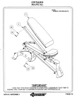 Preview for 19 page of Hoist Fitness HF4167 Owner'S Manual